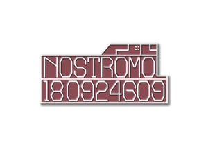 Alien inspired "Nostromo" Soft enamel pin badge