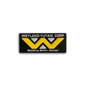 Aliens inspired "Weyland-Yutani" soft enamel pin badge