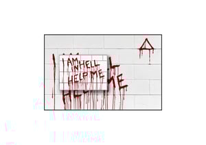 Hellraiser 2 "I am in Hell, help me" hard enamel pin badge