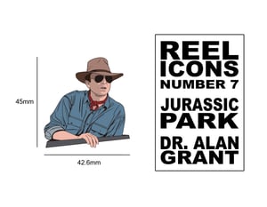 Dr. Alan Grant hard enamel pin badge