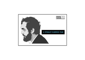 "A Stanley Kubrick Film" soft enamel pin badge