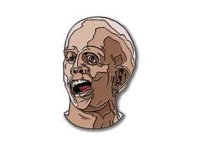 Friday the 13th Inspired "Young Jason Voorhees" soft enamel pin badge