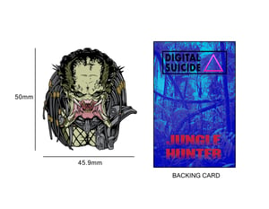 Jungle Hunter, Yautja soft enamel pin badge