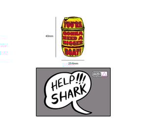 You're Gonna Need a Bigger Boat soft enamel pin