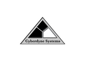Terminator 2 inspired "Cyberndyne" soft enamel pin badge
