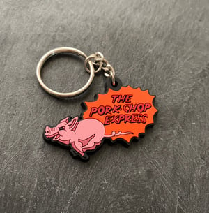 Big Trouble in Little China inspired "Pork Chop Express" PVC keyring