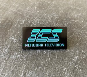 The Running Man inspired, "ICS" soft enamel pin badge