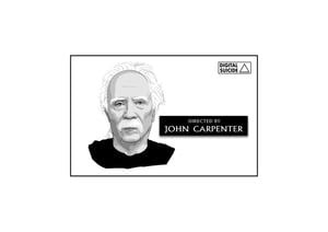 "Directed by John Carpenter" soft enamel pin badge