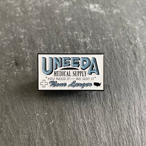 Return of the Living Dead inspired "Uneeda" soft enamel pin badge