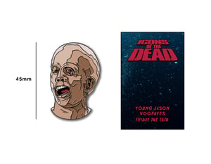 Friday the 13th Inspired "Young Jason Voorhees" soft enamel pin badge