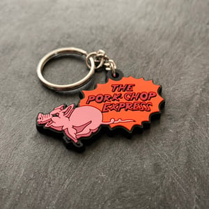 Big Trouble in Little China inspired "Pork Chop Express" PVC keyring