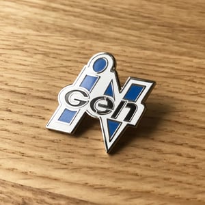 Steven Spielberg Jurassic Park inspired Ingen Enamel Pin Badge.