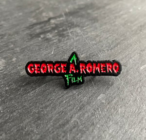 Creepshow, "A George A. Romero Film" soft enamel pin badge