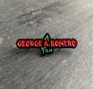 Creepshow, "A George A. Romero Film" soft enamel pin badge