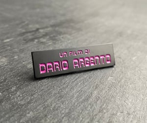 Un Film Di Dario Argento soft enamel pin badge