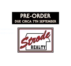 Halloween inspired "Strode Realty" soft enamel pin badge