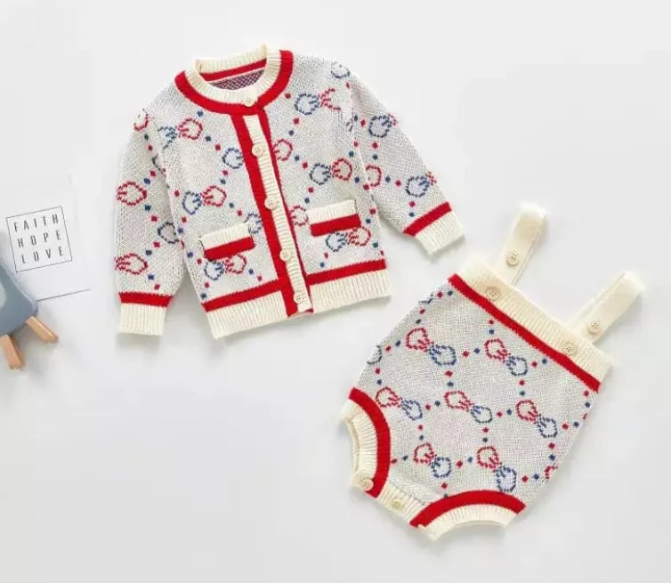 Image of Baby G Romper/Cardigan