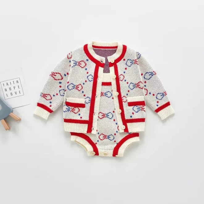 Image of Baby G Romper/Cardigan