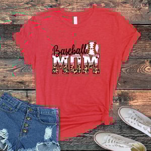 Image of Sports Mom Leopard Tees