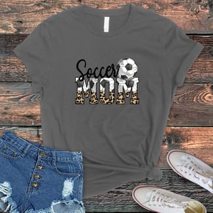 Image of Sports Mom Leopard Tees
