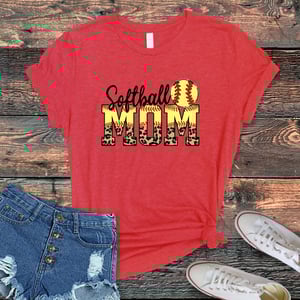 Image of Sports Mom Leopard Tees