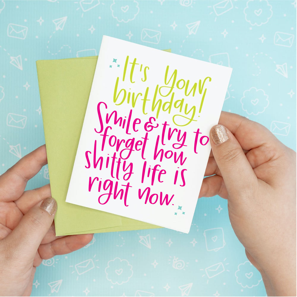 Image of Smile Birthday Card