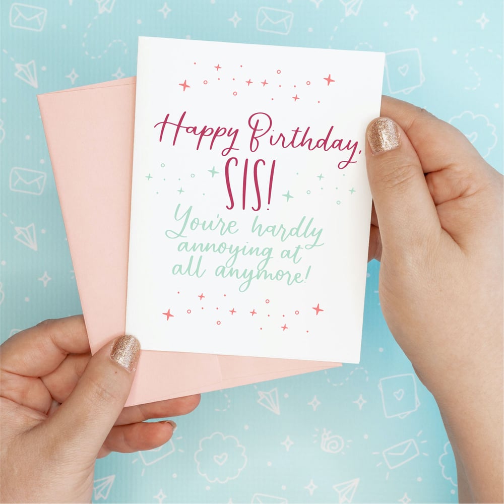 Image of Sister Birthday Card
