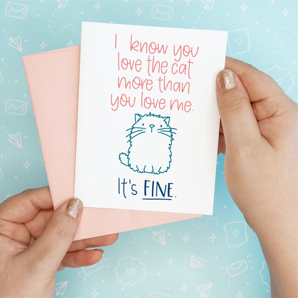 Image of Love the Cat Card
