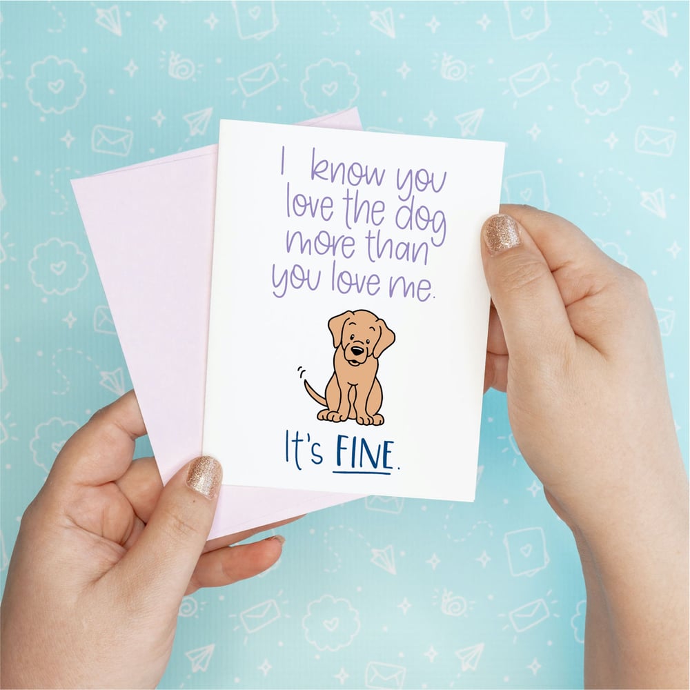 Image of Love the Dog Card