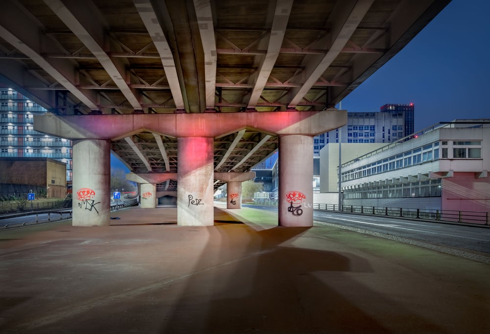 Image of MANCUNIAN WAY, ARDWICK 6.54am