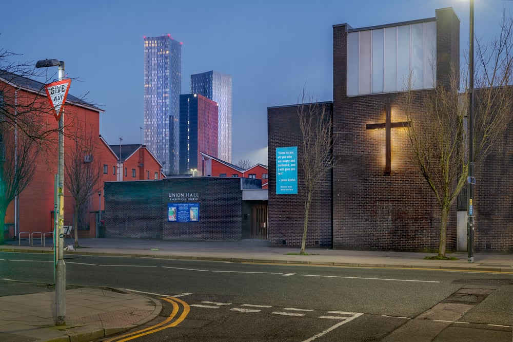 Image of STRETFORD ROAD, MANCHESTER 6.22AM