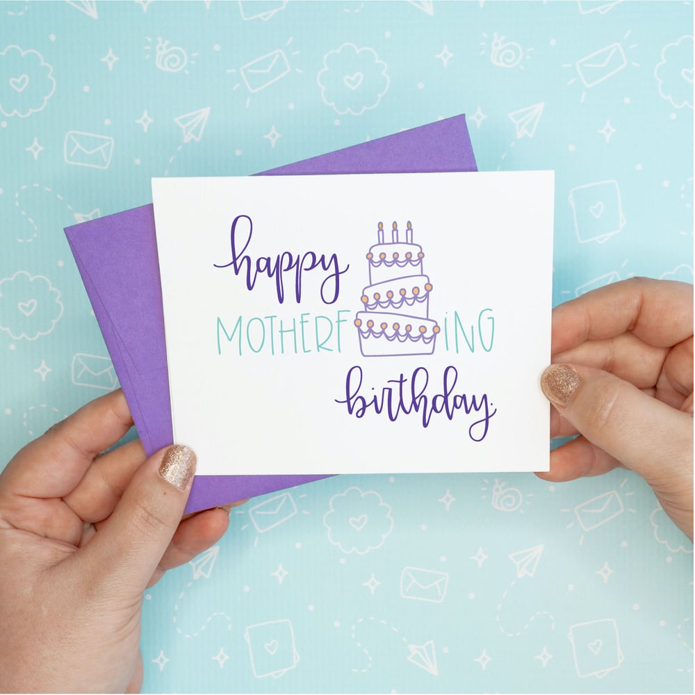 Image of Mother-Candle-ing Birthday Card