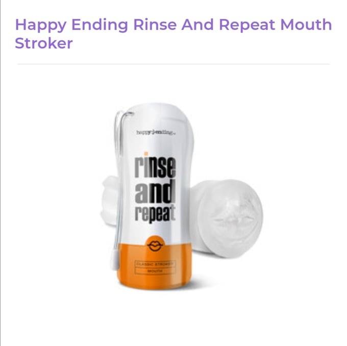 Image of Happy Ending Rinse And Repeat Mouth Stroker