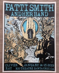 Image 1 of Patti Smith and Her Band. Artwork by Caitlin Mattisson & Alan Forbes