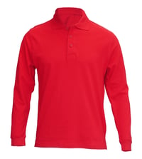 Image 3 of Long Sleeve Cotton School Polos FOR ANY SCHOOL