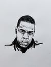 Jay-Z, original drawing