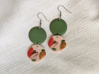 Image 1 of Leaf Dangle Earrings
