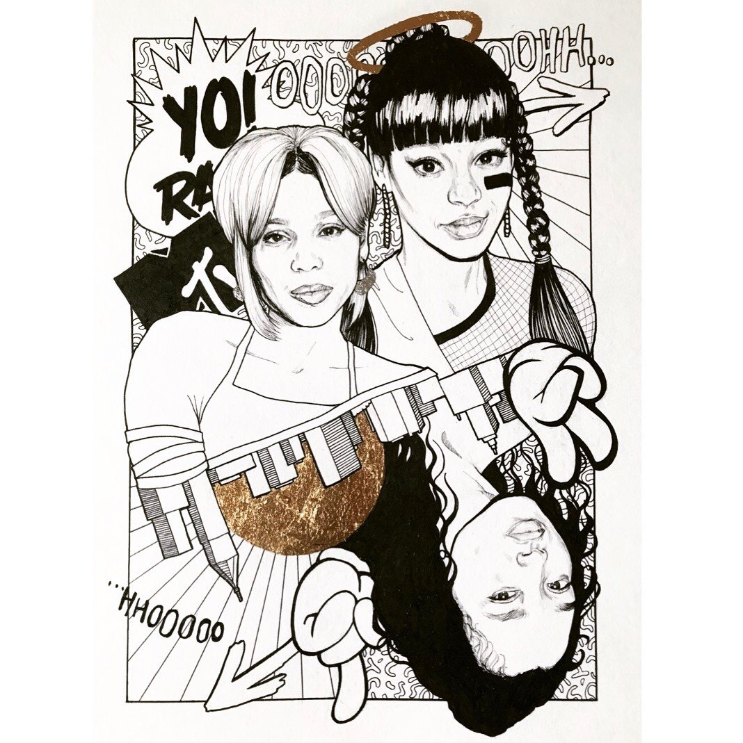 TLC, original drawing | Anniken Askeland