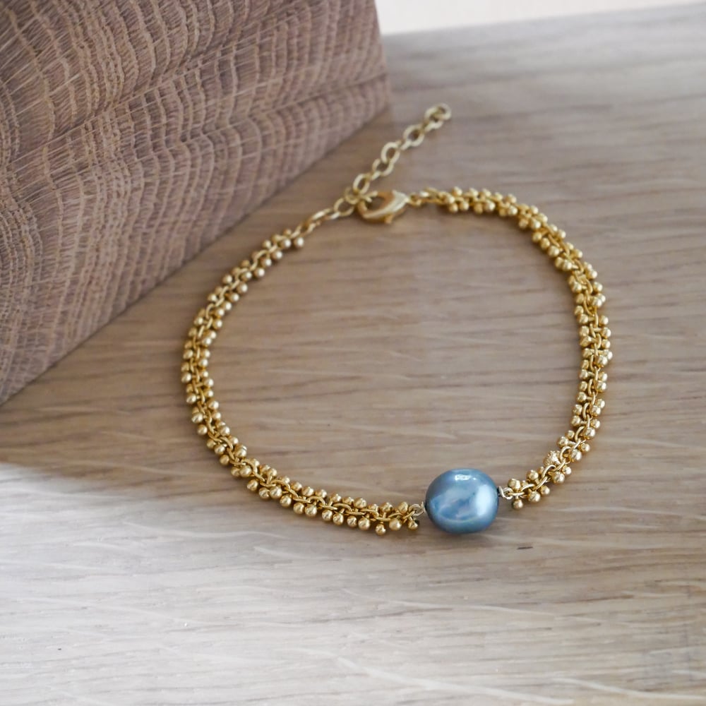 Image of Bracelet PIALA - Bleu/Gris