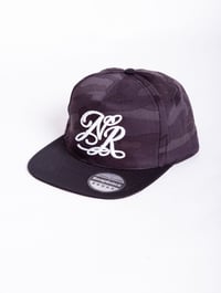 Image 1 of NR Snapback BLUE CAMO/WHITE