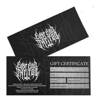 Image 1 of Gift Certificate $50-$500