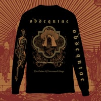 Image 1 of OBSEQUIAE - "The Palms of Sorrowed Kings" Karmazid Design - LONGSLEEVE