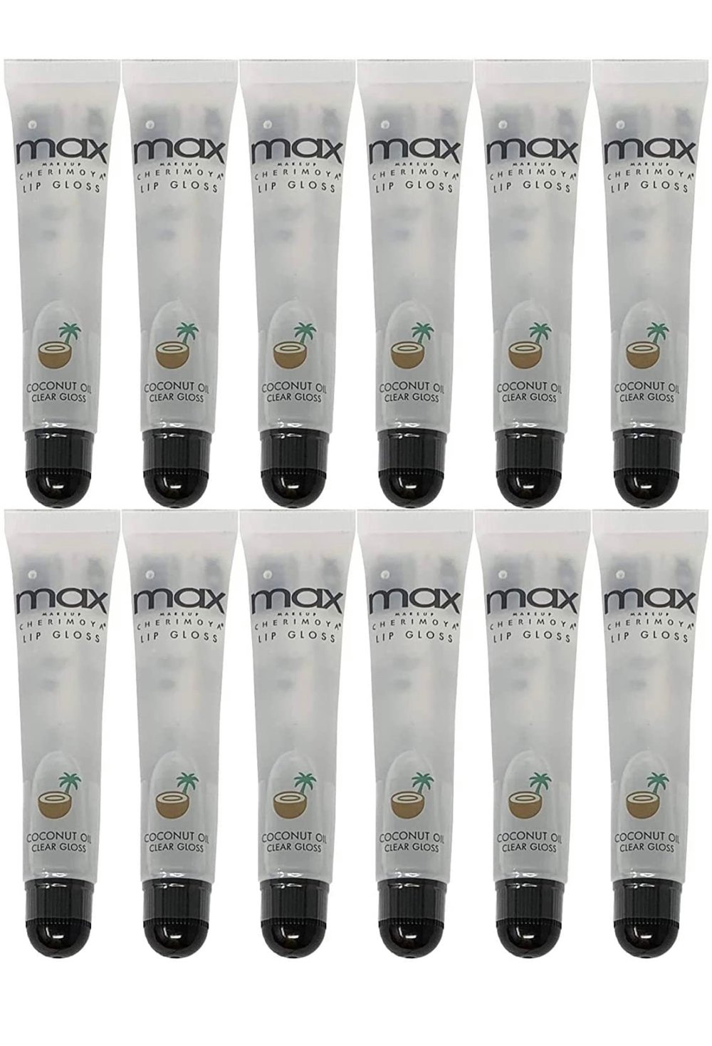 Max Cherimoya Clear Lip Gloss Polish