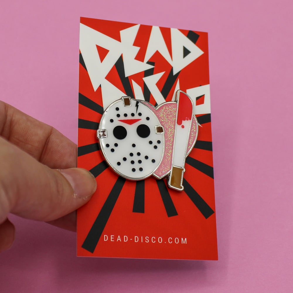 Heart Jason Enamel Pin