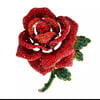 SassyMae’s Luxury Red Rose Brooch Pin