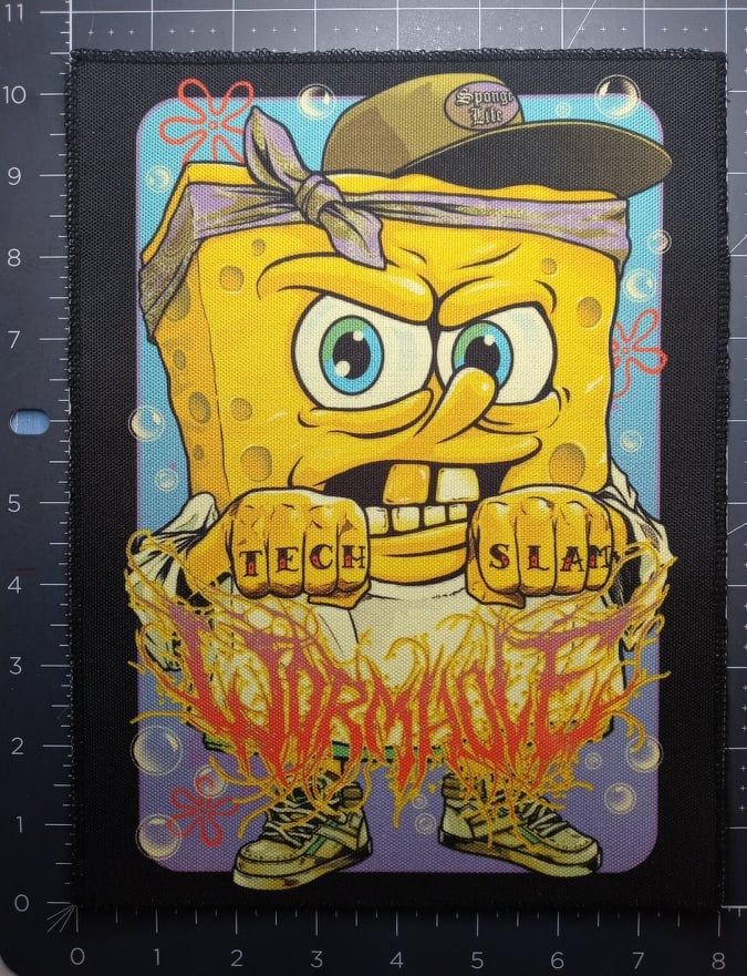 Wormhole (band) back patch Murder Machine Clothing