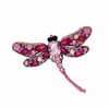  SassyMae’s Pink Dragonfly Brooch pin