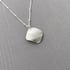 Sterling Silver Diamond-shaped Dogwood Blossom Necklace Image 5