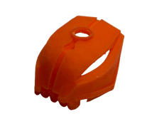 Image 1 of Bionicle Rahkshi Head (Resin-printed, Orange)