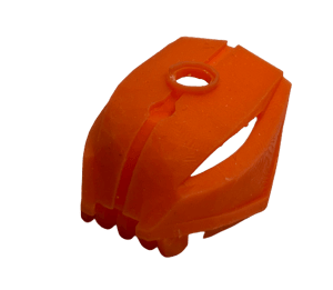 Image of Bionicle Rahkshi Head (Resin-printed, Orange)